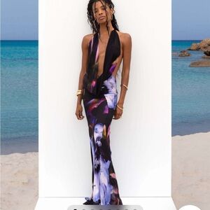 Rat & Boa Multicolor Halter Dress